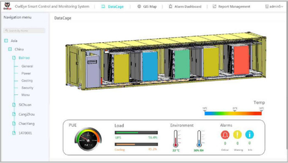 Power And Energy Data Center Modules 93kW 13kW Load Per Deep Cabinet