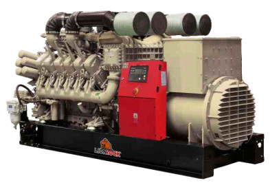 12200kg 2000 Kva DG Set , 1600 Kw Generator With USB Communication